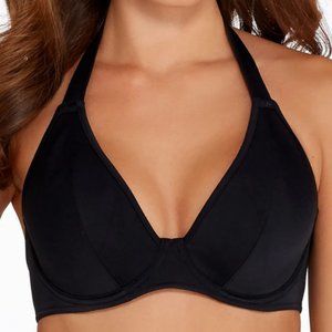 FREYA REMIX PLUNGE HALTER BIKINI TOP